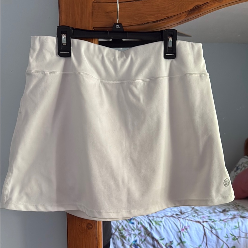 Nautica White Athletic Skater Mini Skirt